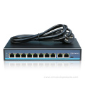 10/100Mbps 12V 24V 8 PoE Switch 250m 100W(POE0820BN)